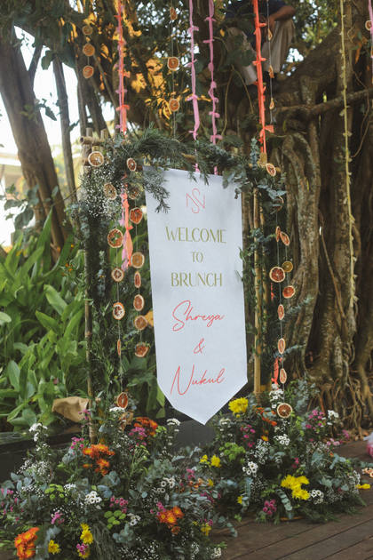 Signage and Gate / Entrance — Brunch decor — Alila Diwa Goa